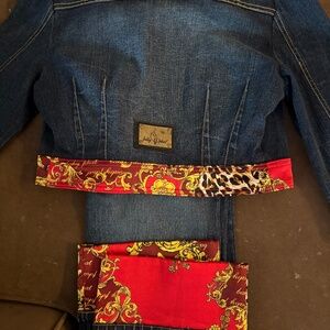 Limited edition vintage baby phat jacket and Capri pants